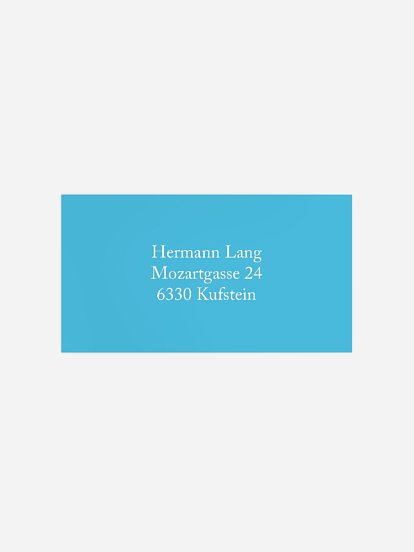 Empfängeraufkleber Geburtstag Parkscheibe