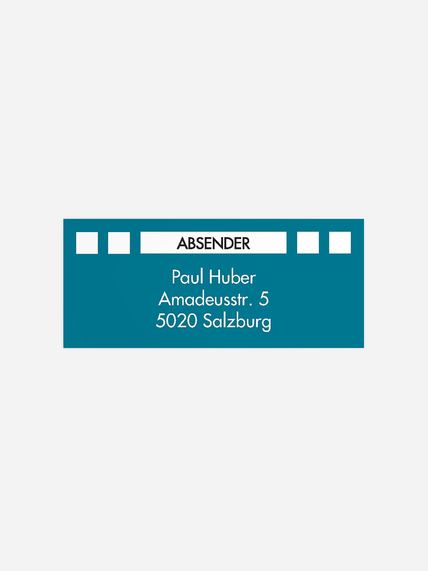 Absenderaufkleber Geburtstag Bunte Party