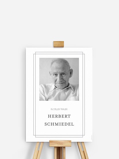 Trauer-Poster Liebevolle Erinnerung