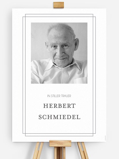 Trauer-Poster Liebevolle Erinnerung