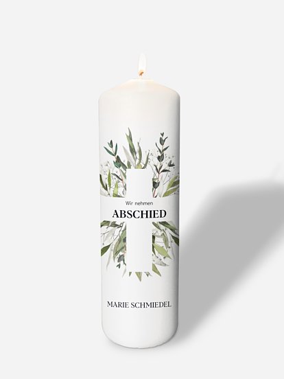 Trauerkerze Trauerzweige