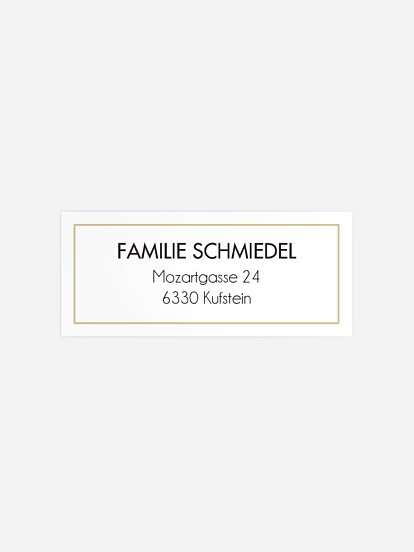 Absenderaufkleber Trauer Tiefe Verbundenheit