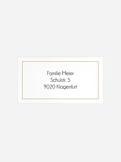 Empfängeraufkleber Trauer Tiefe Verbundenheit