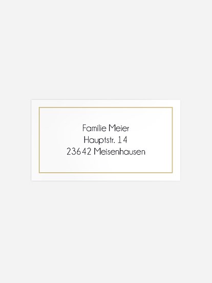 Empfängeraufkleber Trauer Tiefe Verbundenheit