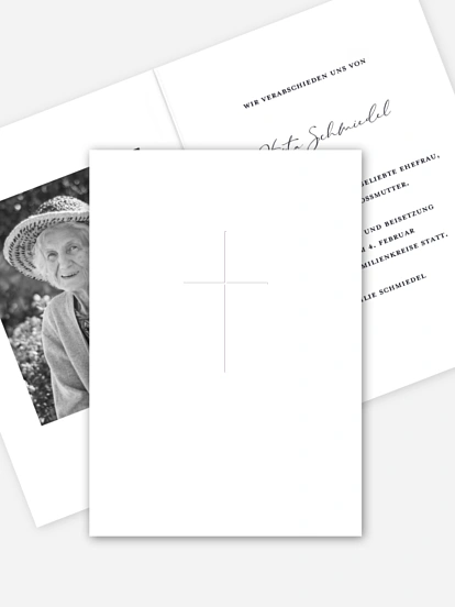 Trauerkarte In Memoriam