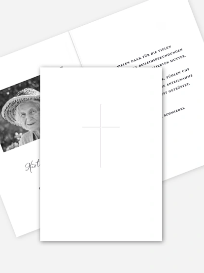 Trauerdanksagung In Memoriam