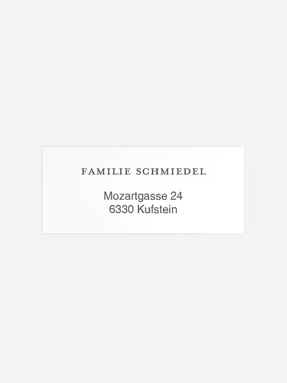 Absenderaufkleber Trauer Die Liebe Bleibt