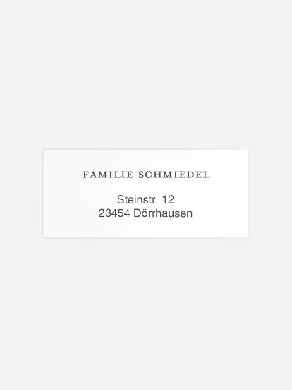 Absenderaufkleber Trauer Die Liebe Bleibt