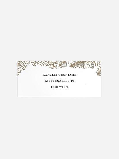 Tannenspiel Kraftpapier Tannenspiel Kraftpapier