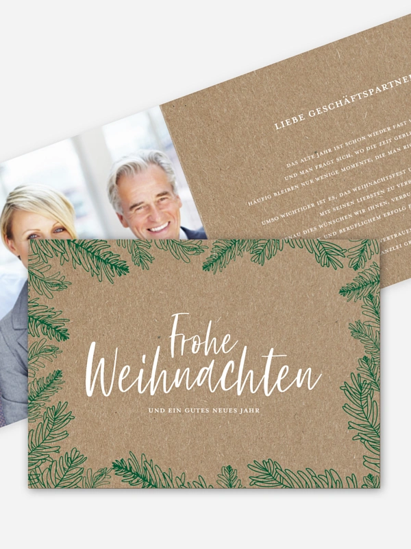 Tannenspiel Kraftpapier