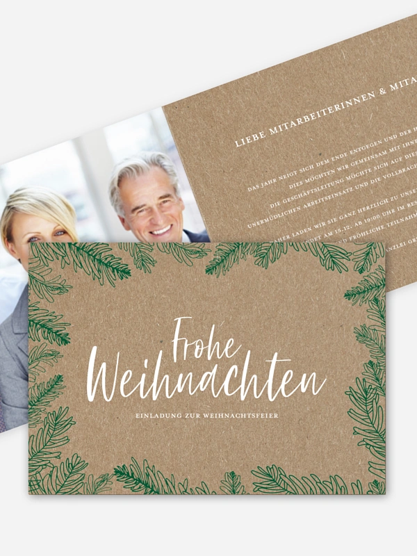 Tannenspiel Kraftpapier