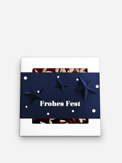 Schokobox geschäftlich Papierstern