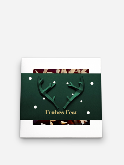 Schokobox geschäftlich Papiergeweih