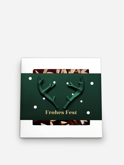 Schokobox geschäftlich Papiergeweih