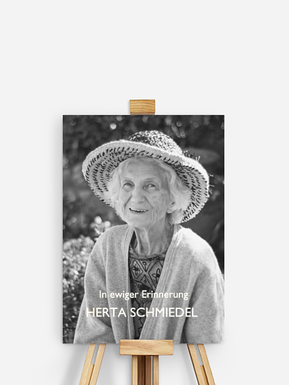 Trauer-Poster In Ewiger Erinnerung