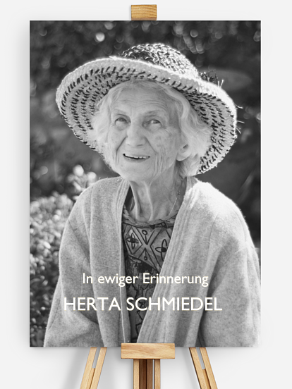 Trauer-Poster In Ewiger Erinnerung