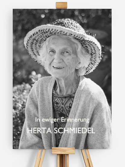 Trauer-Poster In Ewiger Erinnerung