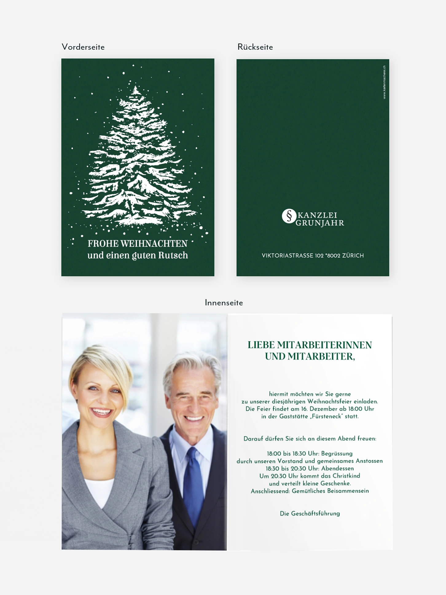 Weihnachtsfeier Tannenglanz