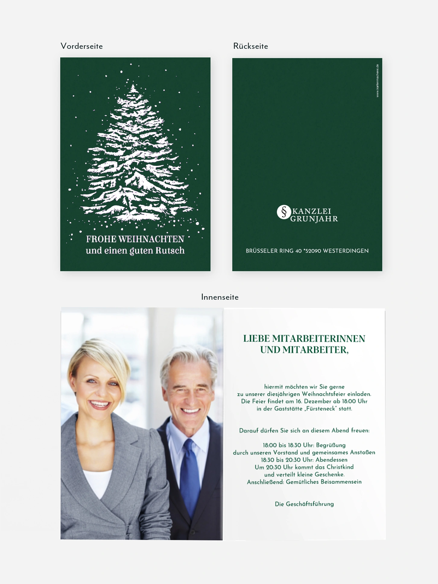 Weihnachtsfeier Tannenglanz