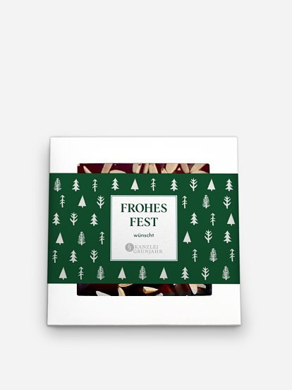 Schokobox geschäftlich Tannenstempel