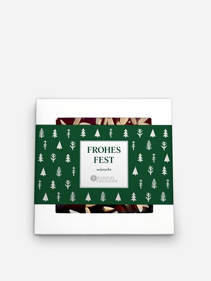 Schokobox geschäftlich Tannenstempel