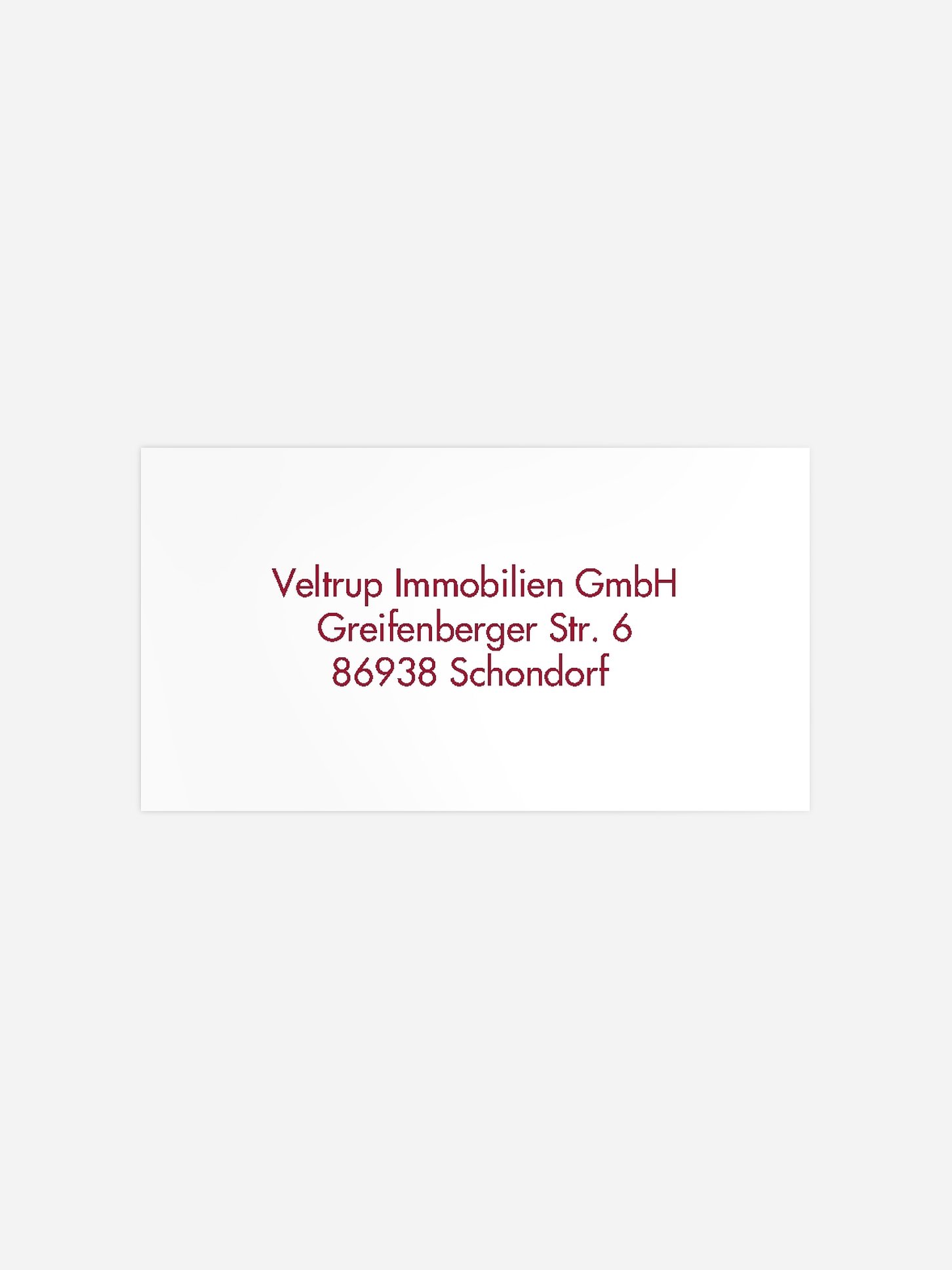 Empfängeraufkleber geschäftl. Weihnachten Christmas Gift Tree