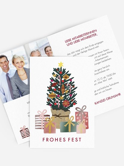 Weihnachtsfeier Christmas Gift Tree