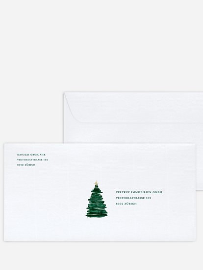 Aquarell Tannen Aquarell Tannen