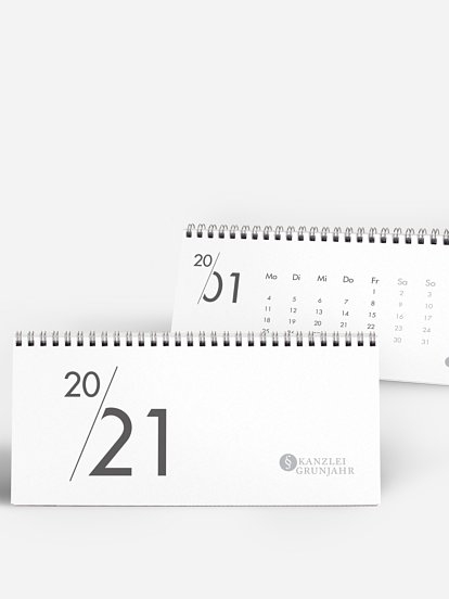 Kalender Geschäftlich Jahresauftakt