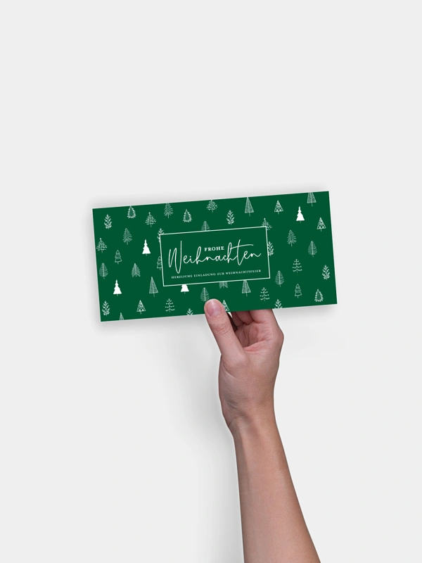 Weihnachtsfeier Scandi Trees