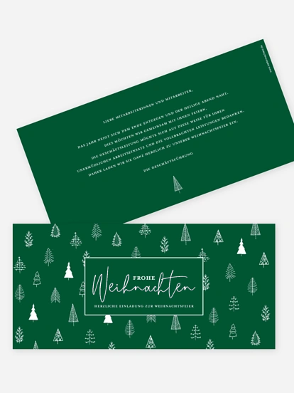 Weihnachtsfeier Scandi Trees