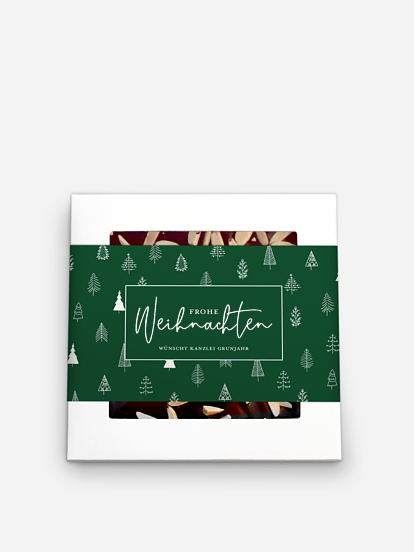 Schokobox geschäftlich Scandi Trees