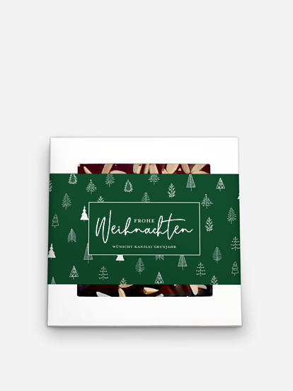 Schokobox geschäftlich Scandi Trees