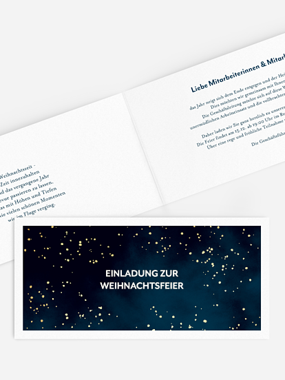 Weihnachtsfeier Himmelsleuchten