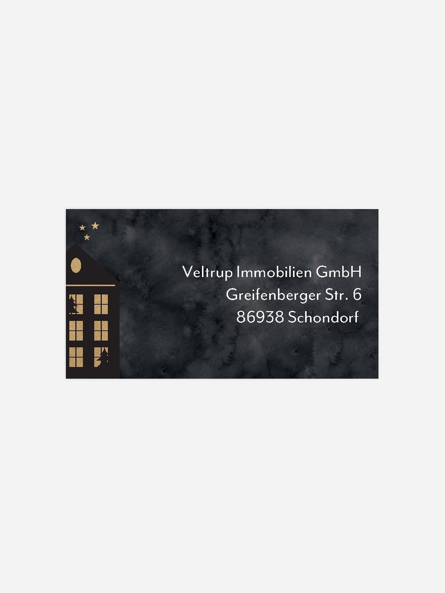 Empfängeraufkleber geschäftl. Weihnachten Weihnachtswelt