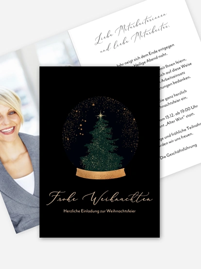 Weihnachtsfeier Christmas Tree Globe