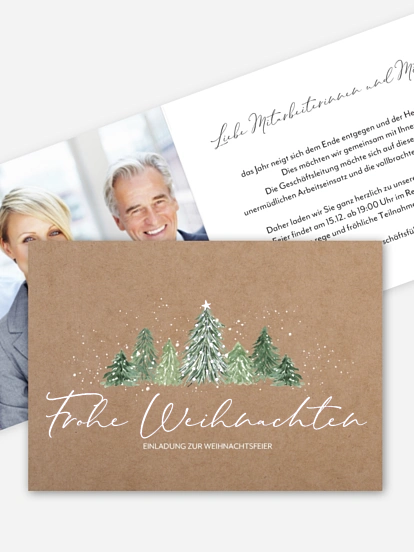 Weihnachtsfeier Weihnachtswald