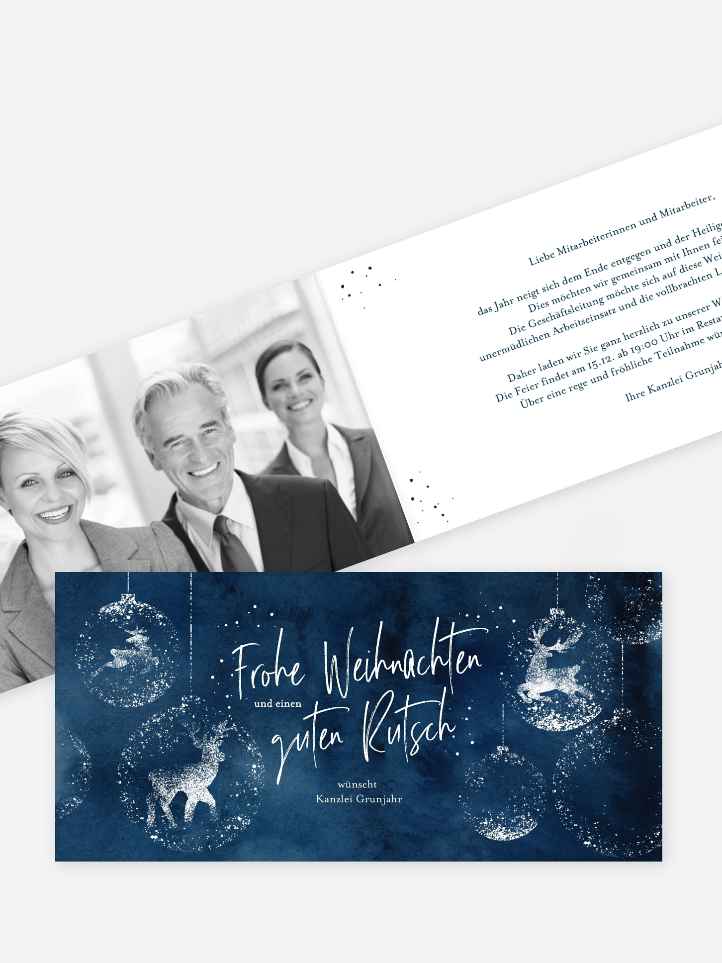 Weihnachtsfeier Reindeer Sparkle