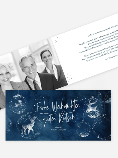 Weihnachtsfeier Reindeer Sparkle