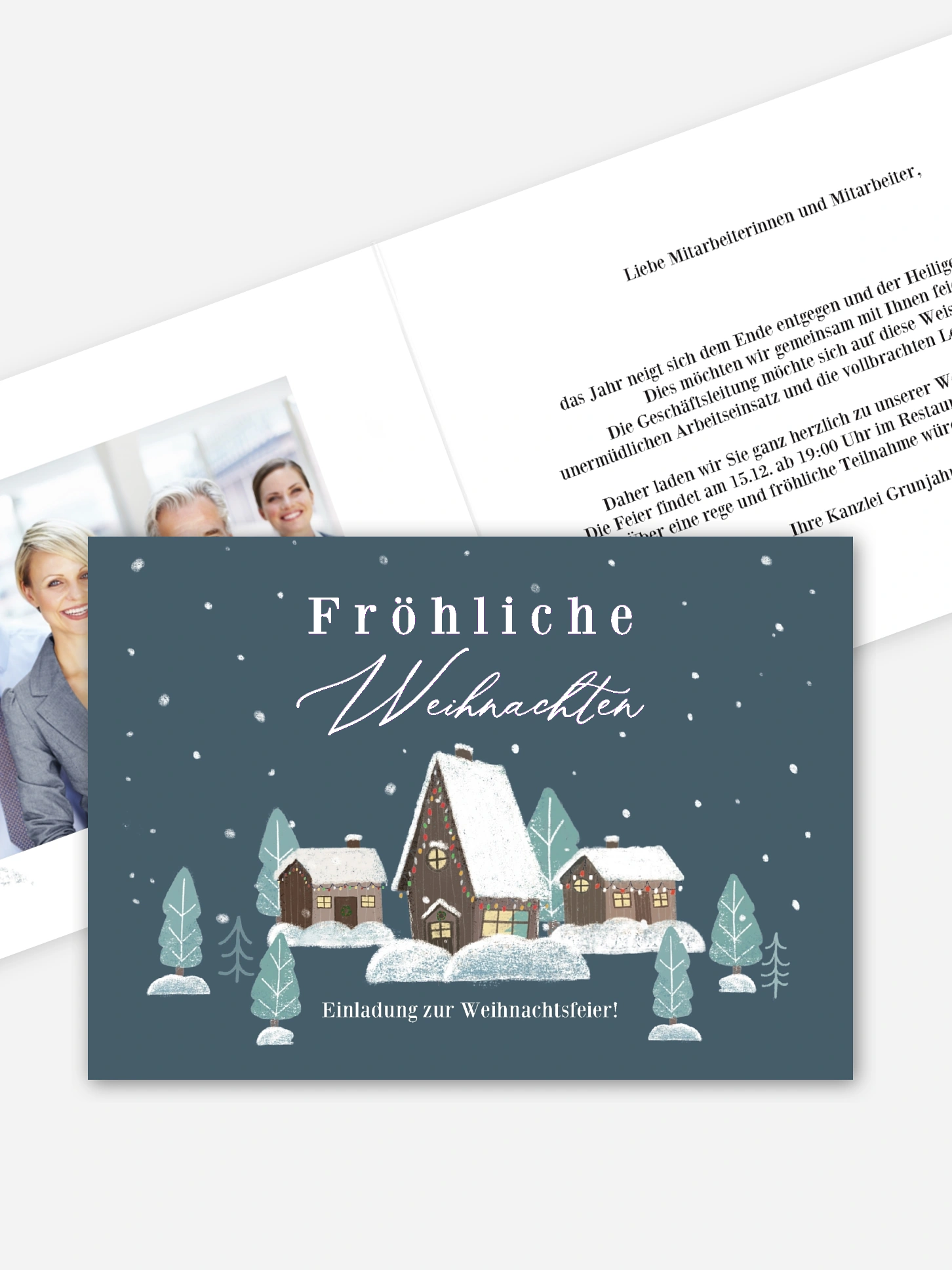 Weihnachtsfeier Lebkuchenhaus