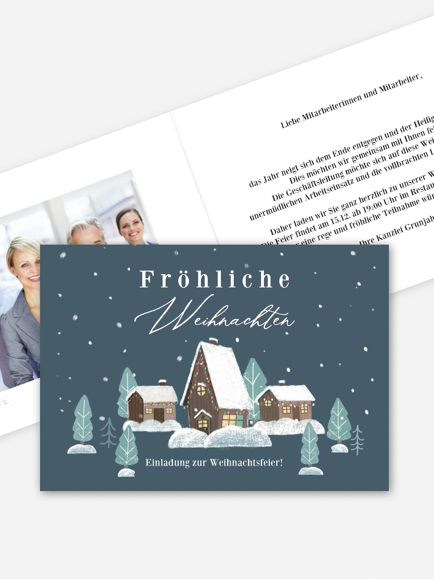 Weihnachtsfeier Lebkuchenhaus
