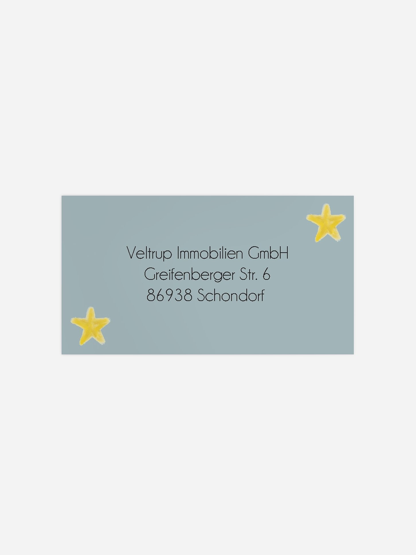 Empfängeraufkleber geschäftl. Weihnachten Festtagsglanz
