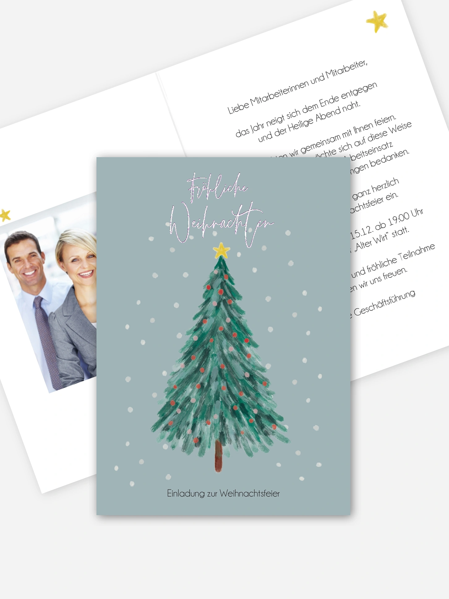 Weihnachtsfeier Festtagsglanz