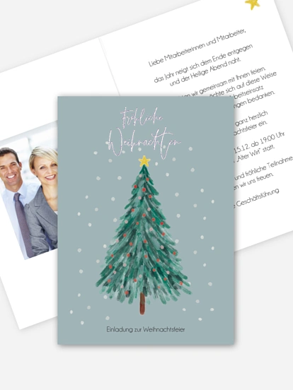 Weihnachtsfeier Festtagsglanz