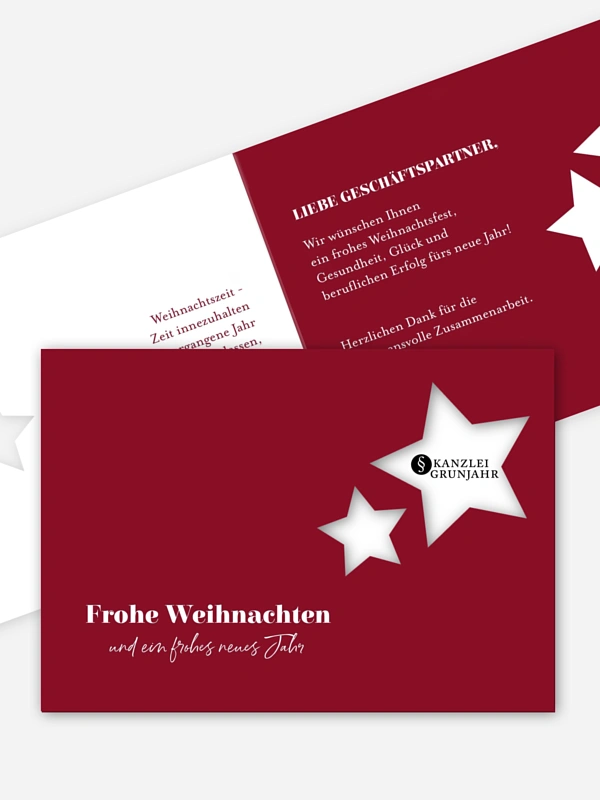 Festtagsgrüße (gestanzt)