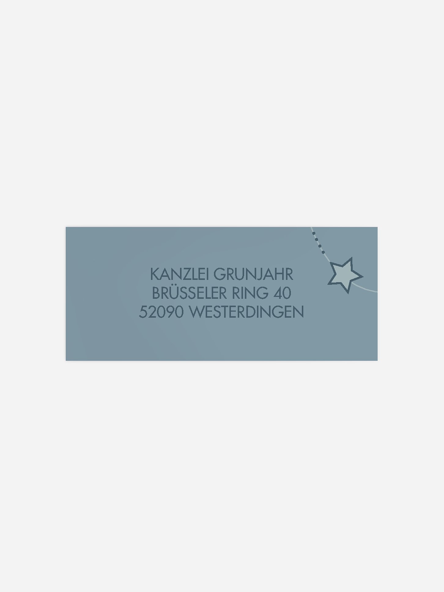 Absenderaufkleber geschäftl. Weihnachten Lichterkette (gestanzt)