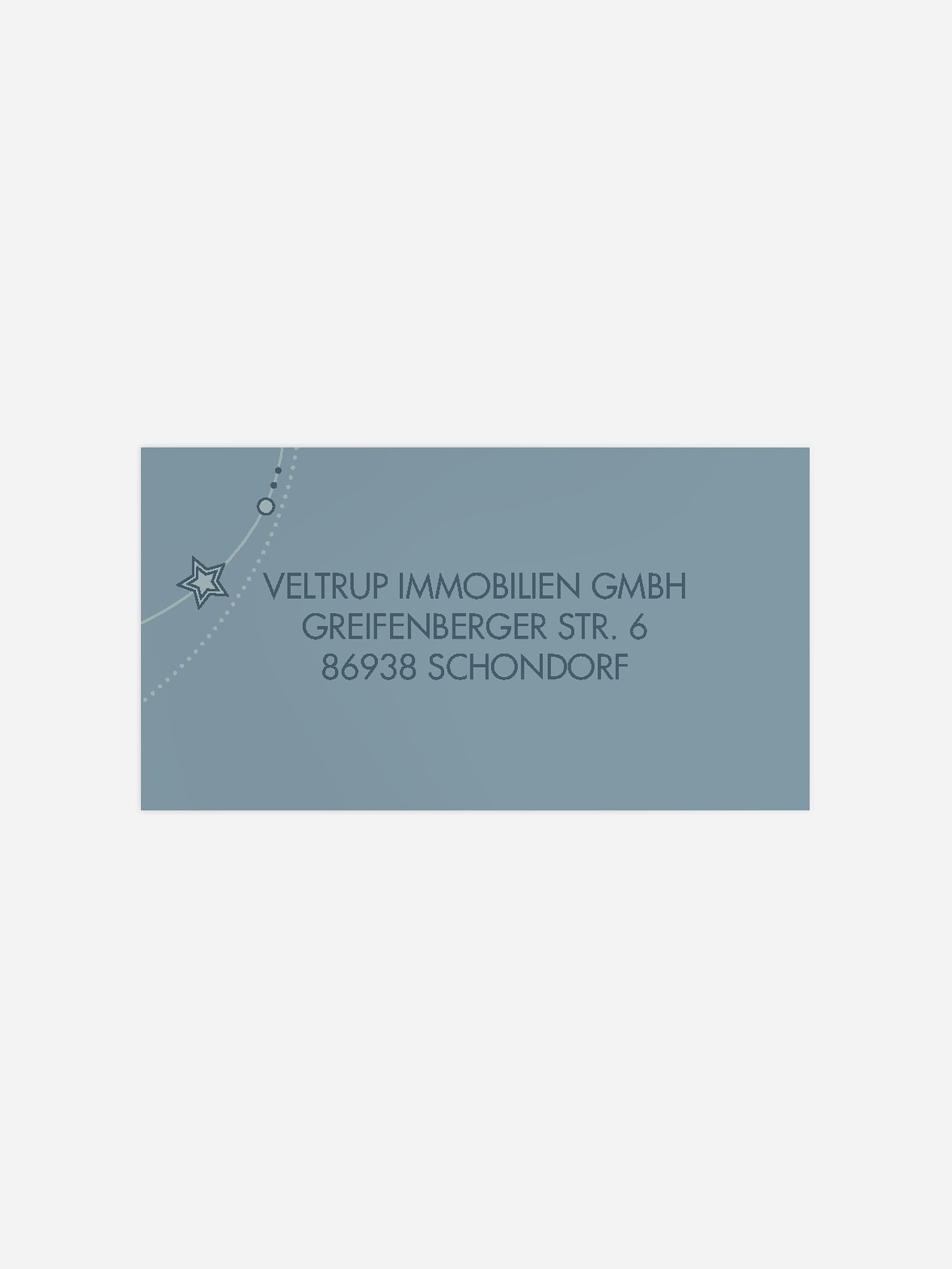 Empfängeraufkleber geschäftl. Weihnachten Lichterkette (gestanzt)