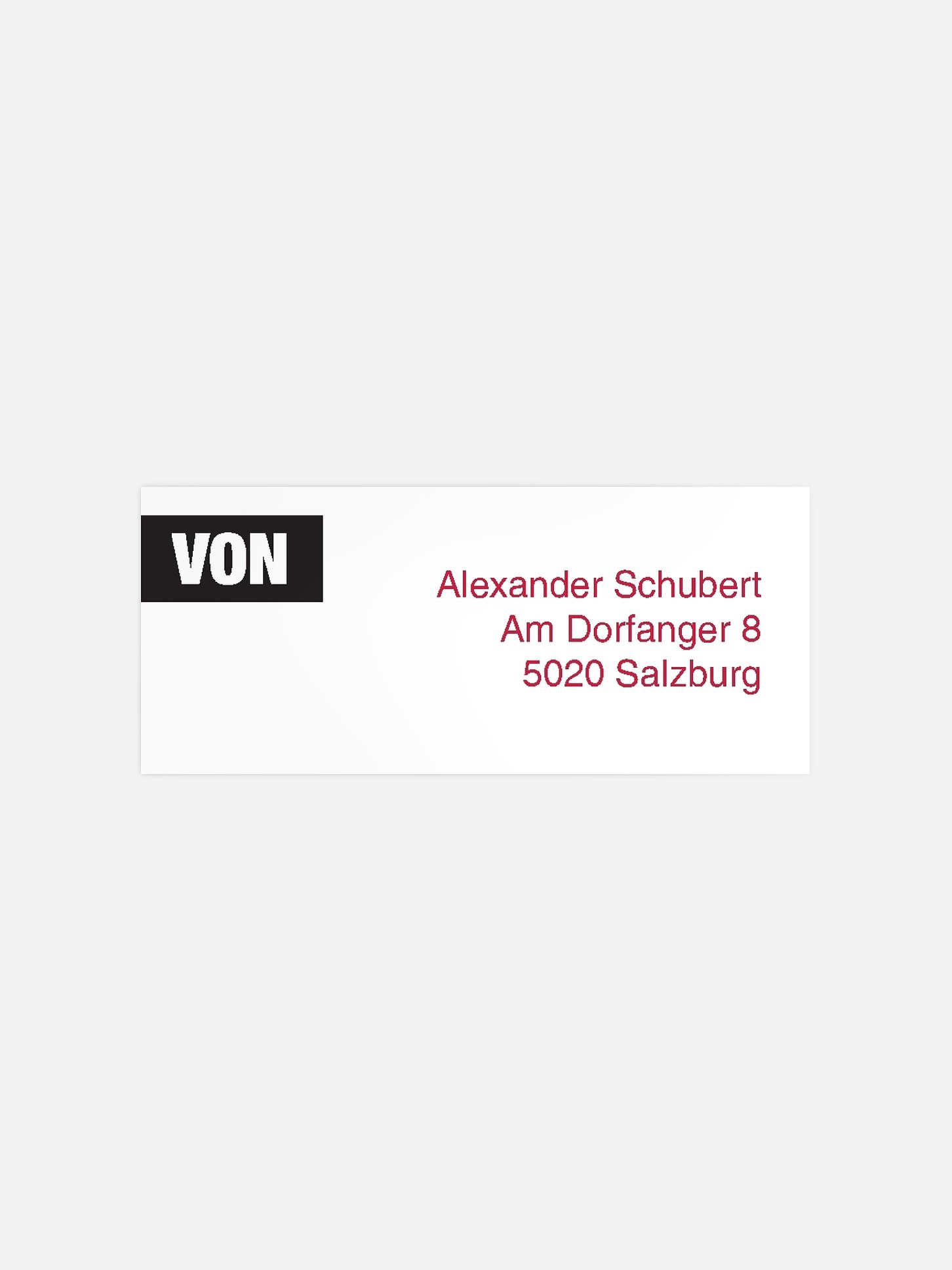Absenderaufkleber Party Extrablatt