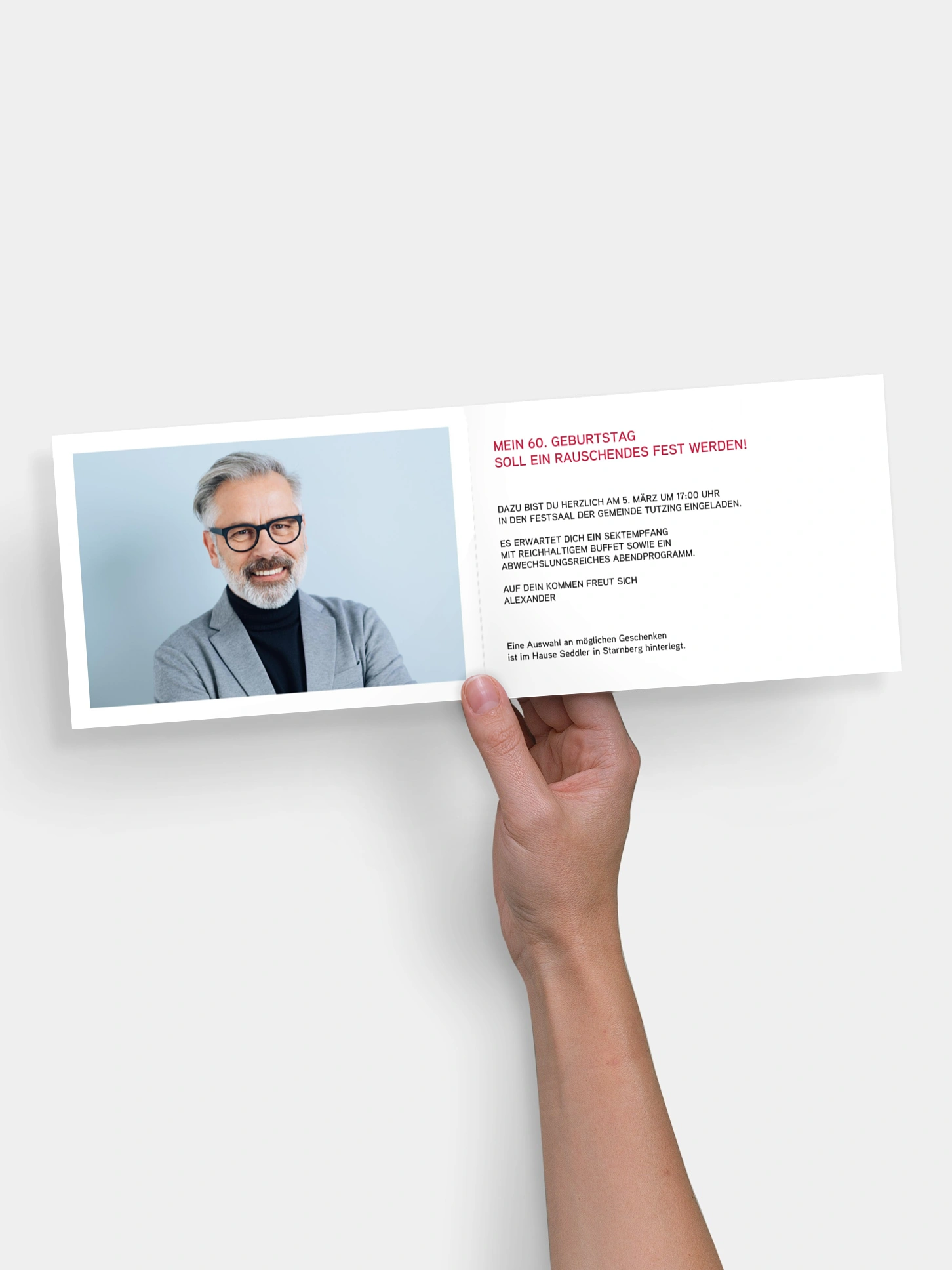 Einladung 60. Geburtstag Extrablatt