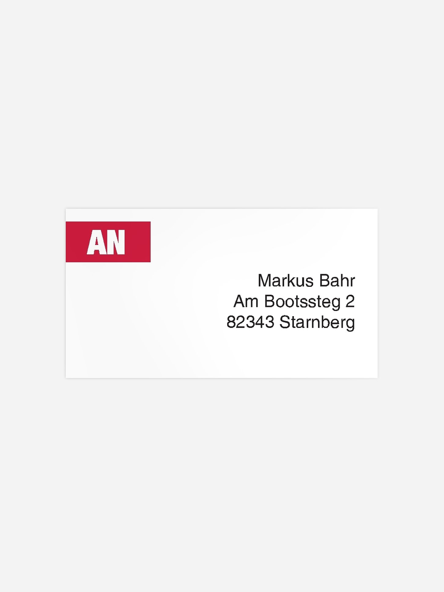 Empfängeraufkleber Party Extrablatt